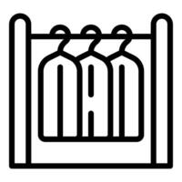 noir et blanc icône de fermé clôture conception vecteur