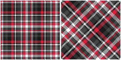 plaids modèle transparent. Écossais plaid, traditionnel Écossais tissé tissu. bûcheron chemise flanelle textile. modèle tuile échantillon inclus. vecteur