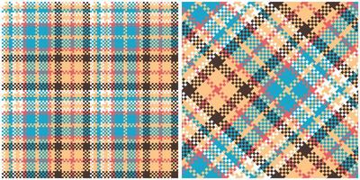 tartan plaid sans couture modèle. classique plaid tartan. sans couture tartan illustration ensemble pour foulard, couverture, autre moderne printemps été l'automne hiver vacances en tissu imprimer. vecteur