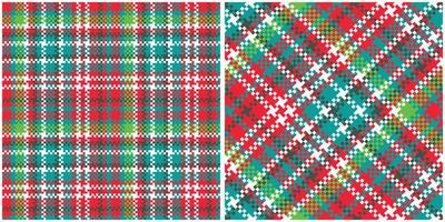 Écossais tartan plaid sans couture modèle, vérificateur modèle. traditionnel Écossais tissé tissu. bûcheron chemise flanelle textile. modèle tuile échantillon inclus. vecteur