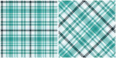 Écossais tartan plaid sans couture modèle, abstrait vérifier plaid modèle. traditionnel Écossais tissé tissu. bûcheron chemise flanelle textile. modèle tuile échantillon inclus. vecteur