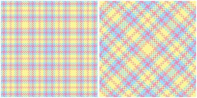 plaid modèle transparent. Écossais plaid, sans couture tartan illustration ensemble pour foulard, couverture, autre moderne printemps été l'automne hiver vacances en tissu imprimer. vecteur