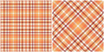 Écossais tartan sans couture modèle. plaids modèle sans couture sans couture tartan illustration ensemble pour foulard, couverture, autre moderne printemps été l'automne hiver vacances en tissu imprimer. vecteur