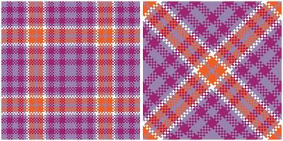 Écossais tartan sans couture modèle. damier modèle pour foulard, robe, jupe, autre moderne printemps l'automne hiver mode textile conception. vecteur