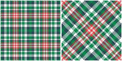 tartan plaid sans couture modèle. vérificateur modèle. sans couture tartan illustration ensemble pour foulard, couverture, autre moderne printemps été l'automne hiver vacances en tissu imprimer. vecteur