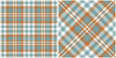 tartan plaid sans couture modèle. abstrait vérifier plaid modèle. traditionnel Écossais tissé tissu. bûcheron chemise flanelle textile. modèle tuile échantillon inclus. vecteur