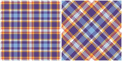 Écossais tartan plaid sans couture modèle, classique Écossais tartan conception. traditionnel Écossais tissé tissu. bûcheron chemise flanelle textile. modèle tuile échantillon inclus. vecteur