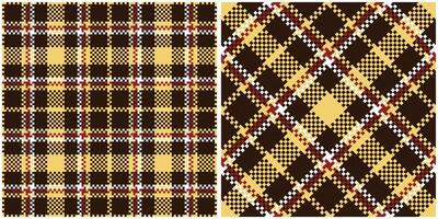 Écossais tartan modèle. plaid modèle sans couture sans couture tartan illustration ensemble pour foulard, couverture, autre moderne printemps été l'automne hiver vacances en tissu imprimer. vecteur