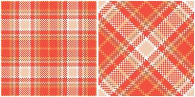 Écossais tartan sans couture modèle. tartan plaid sans couture modèle. sans couture tartan illustration ensemble pour foulard, couverture, autre moderne printemps été l'automne hiver vacances en tissu imprimer. vecteur