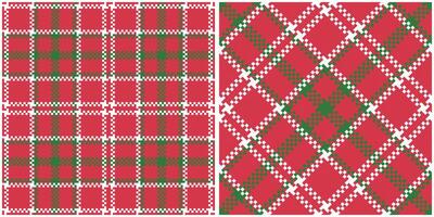 Écossais tartan plaid sans couture modèle, sucré plaid motifs transparent. traditionnel Écossais tissé tissu. bûcheron chemise flanelle textile. modèle tuile échantillon inclus. vecteur