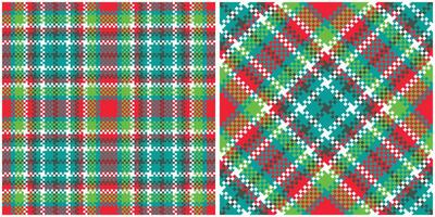 Écossais tartan plaid sans couture modèle, vérificateur modèle. traditionnel Écossais tissé tissu. bûcheron chemise flanelle textile. modèle tuile échantillon inclus. vecteur