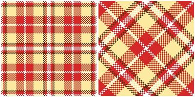 tartan plaid modèle transparent. Écossais plaid, sans couture tartan illustration ensemble pour foulard, couverture, autre moderne printemps été l'automne hiver vacances en tissu imprimer. vecteur