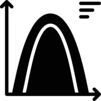 graphique icône symbole image pour Les données statistique une analyse illustration vecteur