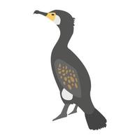 concepts de cormoran à la mode vecteur