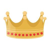 concepts de la couronne souveraine vecteur