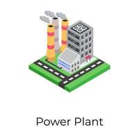 concepts de centrale électrique vecteur