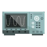 illustration de numérique oscilloscope équipement vecteur