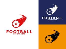 football Football logo , football Football avec swoosh logo conception modèle vecteur