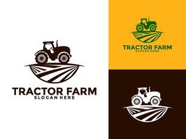 tracteur ferme logo , tracteur machine logo conception modèle vecteur