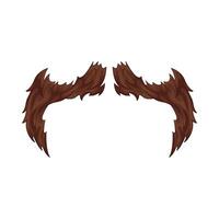 illustration de moustache vecteur