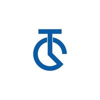 lettre tg cercle symbole géométrique logo vecteur