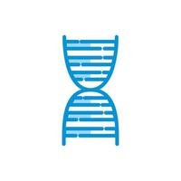 conception de vecteur d'icône d'adn médical isolé