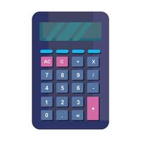 calculatrice électronique isolée vecteur