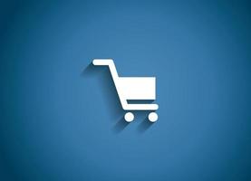 shopping icône brillant vector illustration