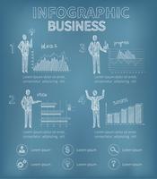 esquisse infographie de l&#39;entreprise vecteur