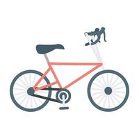 concepts de vélo de ville vecteur