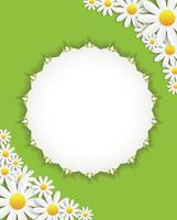 illustration vectorielle de flore daisyl design vecteur