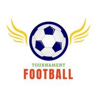 concepts de tournoi de football vecteur