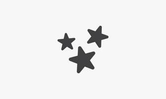 étoiles illustration vectorielle. icône créative. vecteur