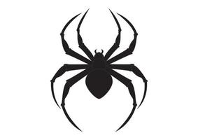 clipart araignée noire. arachnie. illustration d'araignée noire vecteur