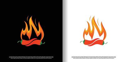 chaud le Chili logo conception avec Créatif concept prime vecteur