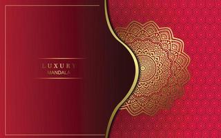 fond de mandala ornemental de luxe avec style de motif oriental islamique arabe