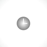 icône de l'horloge. style plat de symbole de temps d'horloge. concevoir l'icône du site Web, le logo, l'application, l'interface utilisateur. illustration - vecteur. eps10. vecteur