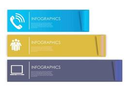 modèles d'infographie pour l'illustration vectorielle d'affaires. vecteur