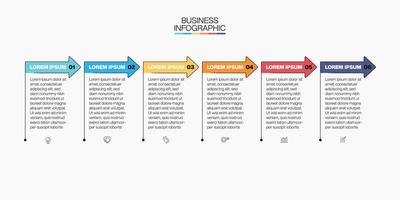 visualisation des données d'entreprise. chronologie infographie icônes conçues pour abstrait modèle jalon élément moderne diagramme processus technologie numérique marketing données présentation graphique vecteur