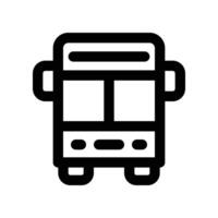 autobus icône. ligne icône pour votre site Internet, mobile, présentation, et logo conception. vecteur