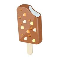 concepts de popsicle à la mode vecteur