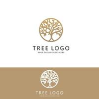 icône de vecteur d'arbre. nature, arbres, vecteur, illustration, logo, conception