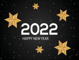 vecteur gratuit de conception de bannière de bonne année 2022