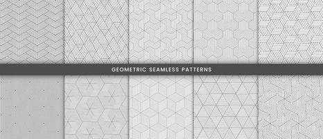 motif géométrique avec des lignes de rayures forme polygonale vecteur