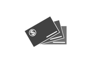 vecteur de carte de guichet automatique avec symbole dollar, illustration d'icône de paiement, transfert, transaction, etc.