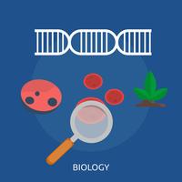 Biologie Illustration conceptuelle Design vecteur