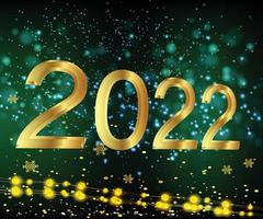 fond de bonne année 2022. vecteur