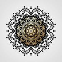 vecteur rond cercle abstrait. style mandala de luxe