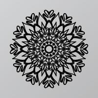 mandalas pour cahier de coloriage. ornements ronds décoratifs. forme de fleur inhabituelle. vecteur oriental, modèles de thérapie anti-stress. tisser des éléments de conception. vecteur de logos de yoga.