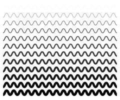 motif de lignes en zigzag. ligne ondulée noire sur fond blanc. illustration vectorielle de vague abstraite. papier numérique pour les remplissages de page, la conception Web, l'impression textile. art vectoriel. vecteur